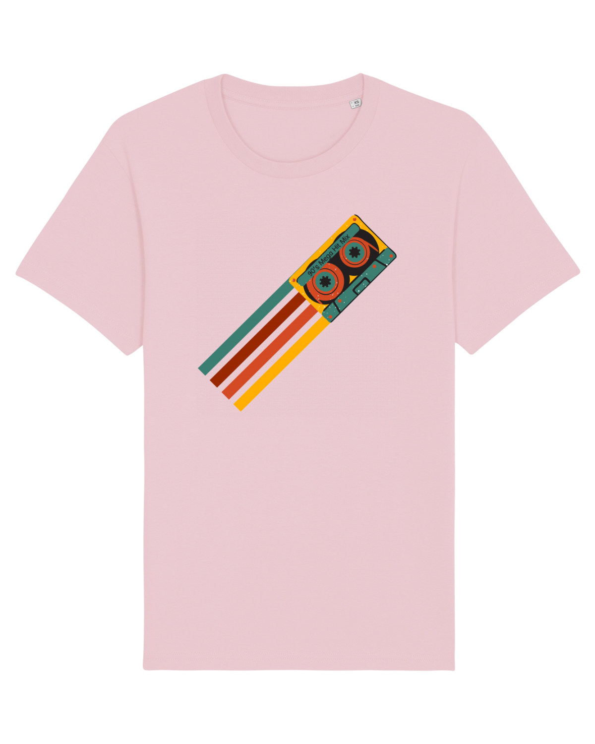 Tricou mânecă scurtă Unisex Rocker Cotton Pink