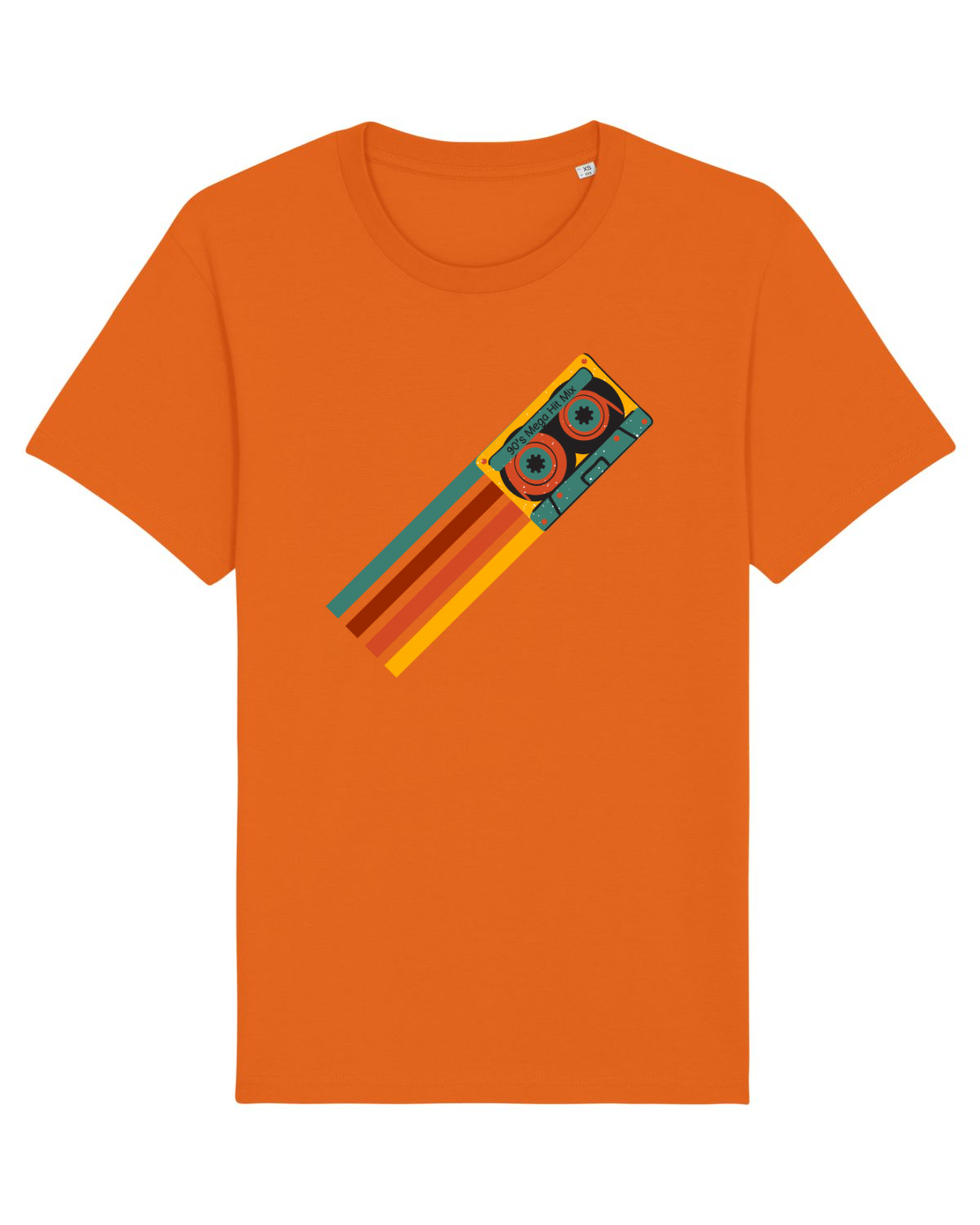 Tricou mânecă scurtă Unisex Rocker Bright Orange