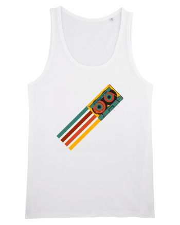 90'S Retro Cassette Tape White
