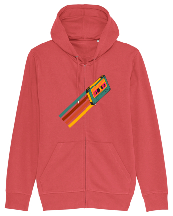 90'S Retro Cassette Tape Carmine Red