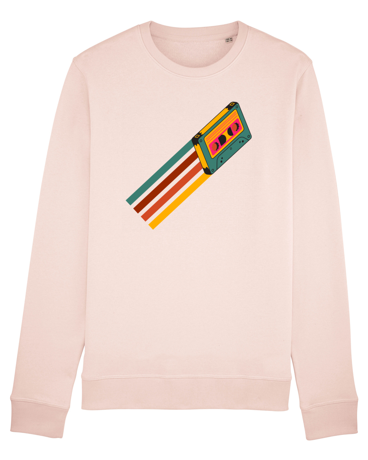 Bluză mânecă lungă Unisex Rise Candy Pink