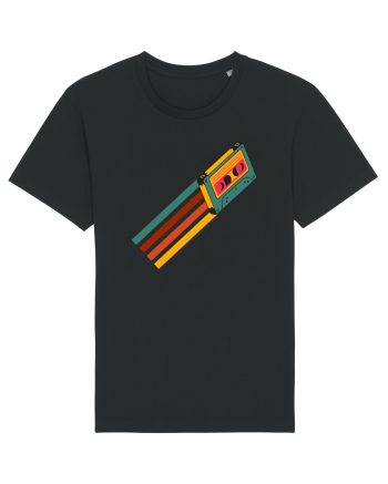 90'S Retro Cassette Tape Black