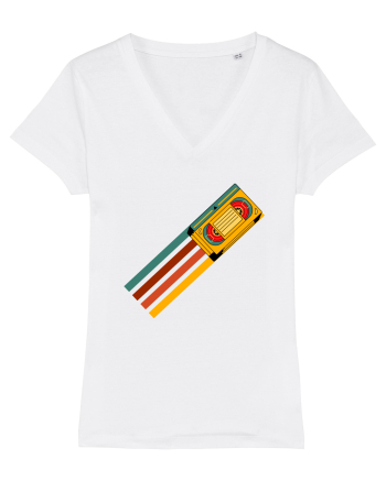 90'S Retro Cassette Tape White