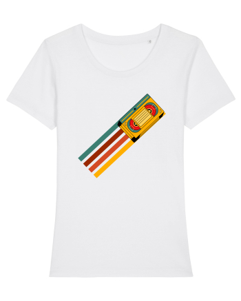 90'S Retro Cassette Tape White