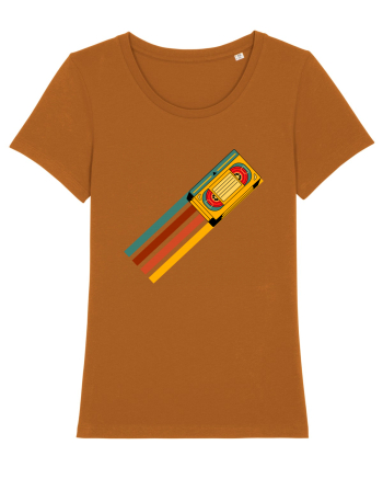 90'S Retro Cassette Tape Roasted Orange