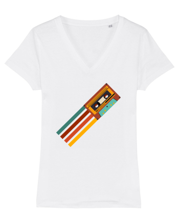 90'S Retro Cassette Tape White