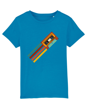 90'S Retro Cassette Tape Azur
