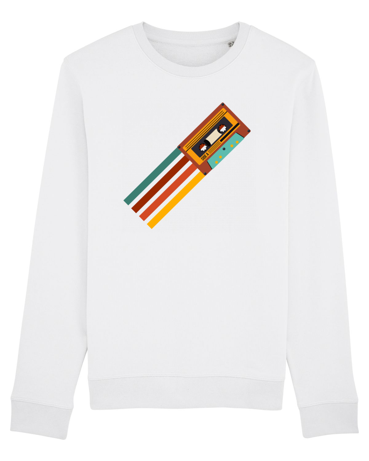 Bluză mânecă lungă Unisex Rise White