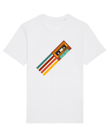 90'S Retro Cassette Tape White