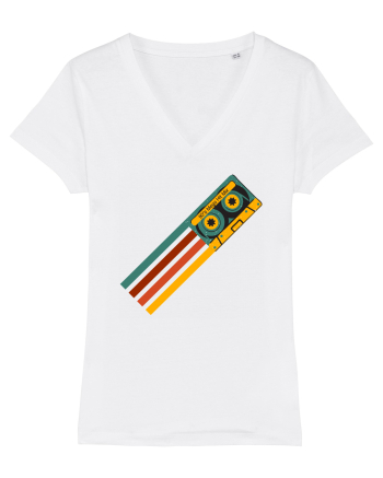 90'S Retro Cassette Tape White