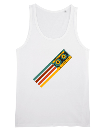 90'S Retro Cassette Tape White