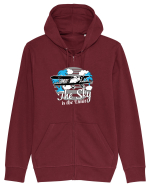 The sky is the limit. Hanorac cu fermoar Unisex Connector