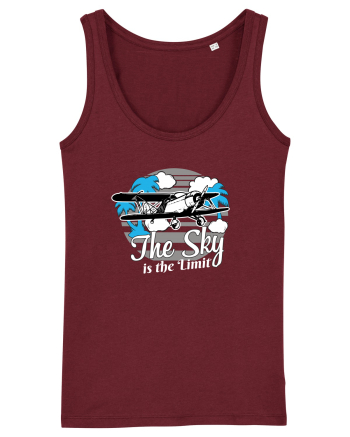 The sky is the limit. Burgundy
