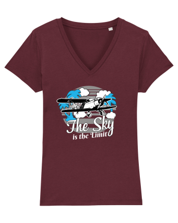 The sky is the limit. Burgundy
