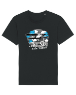 The sky is the limit. Tricou mânecă scurtă Unisex Rocker
