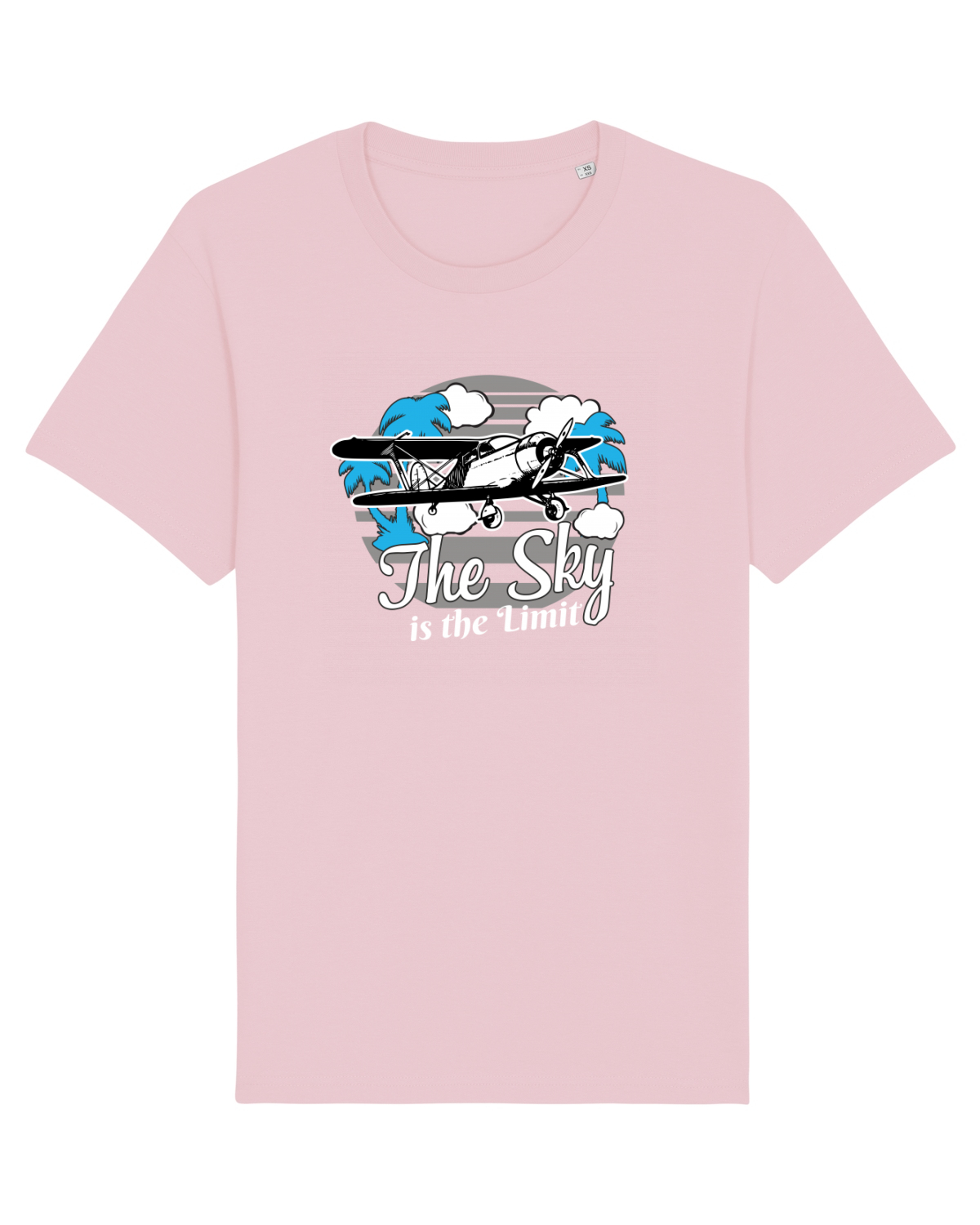 Tricou mânecă scurtă Unisex Rocker Cotton Pink