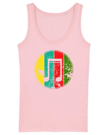 Retro Music Note Cotton Pink