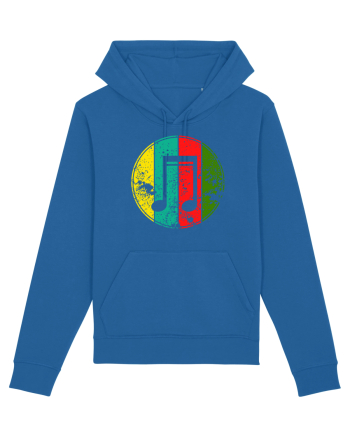 Retro Music Note Royal Blue