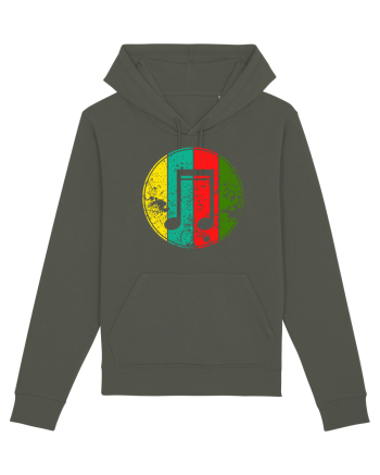 Retro Music Note Khaki