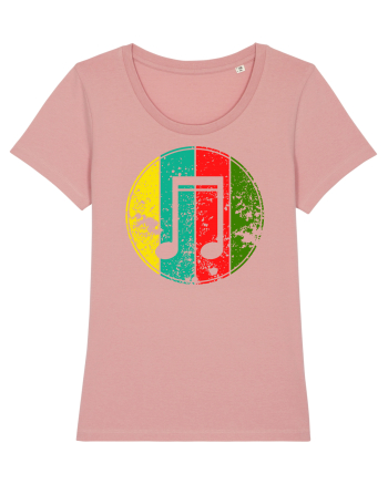Retro Music Note Canyon Pink
