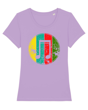 Retro Music Note Lavender Dawn