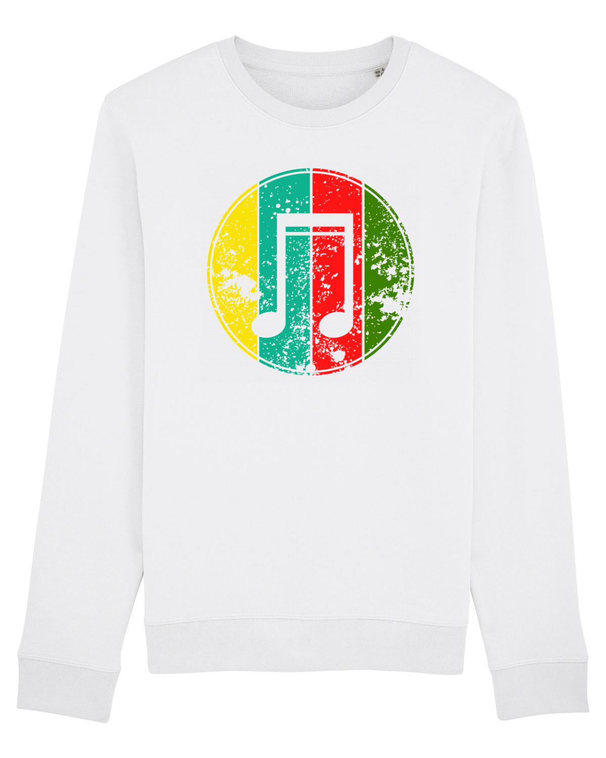 Bluză mânecă lungă Unisex Rise White