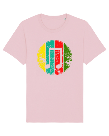 Retro Music Note Cotton Pink