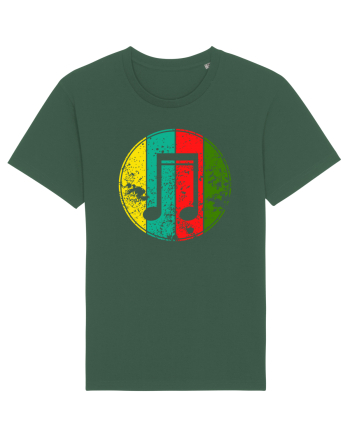 Retro Music Note Bottle Green