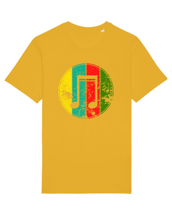 Retro Music Note Spectra Yellow