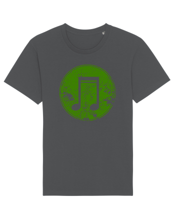 Retro Music Note Anthracite