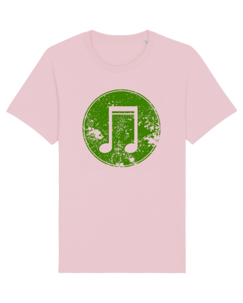 Retro Music Note Cotton Pink