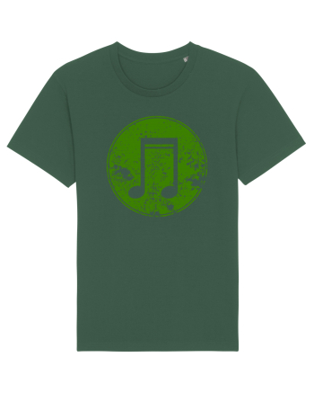 Retro Music Note Bottle Green