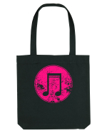 Retro Music Note Sacoșă textilă