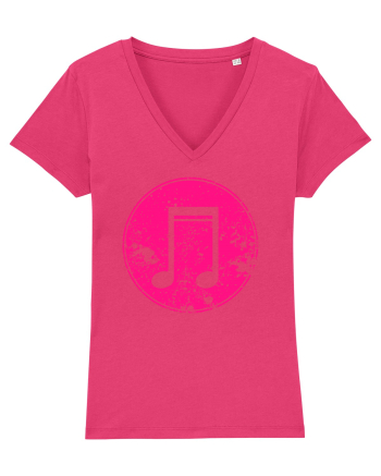Retro Music Note Raspberry