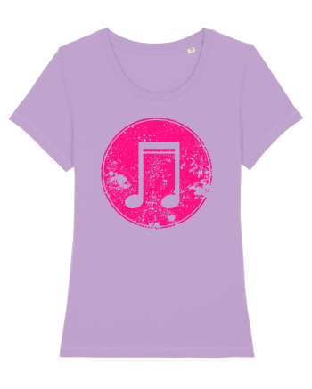 Retro Music Note Lavender Dawn