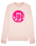 Retro Music Note Bluză mânecă lungă Unisex Rise