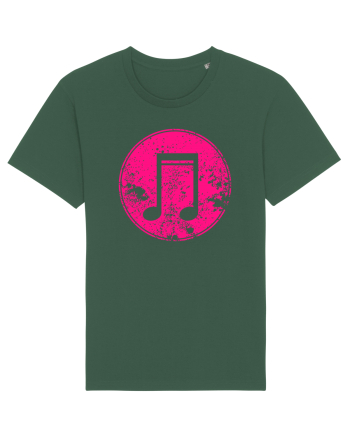 Retro Music Note Bottle Green