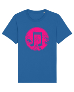 Retro Music Note Tricou mânecă scurtă Unisex Rocker