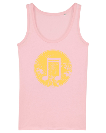 Retro Music Note Cotton Pink