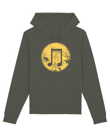 Retro Music Note Khaki