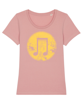 Retro Music Note Canyon Pink