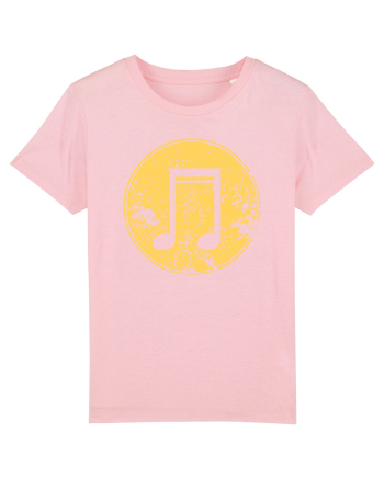 Retro Music Note Cotton Pink