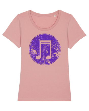 Retro Music Note Canyon Pink