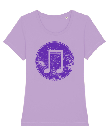 Retro Music Note Lavender Dawn