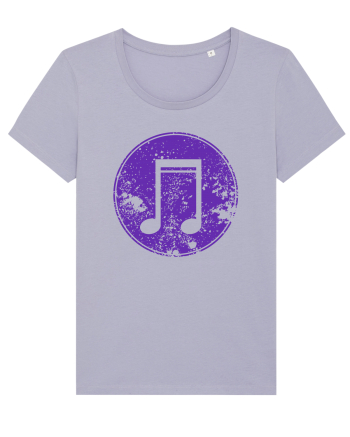 Retro Music Note Lavender