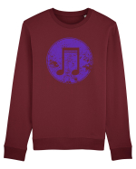 Retro Music Note Bluză mânecă lungă Unisex Rise