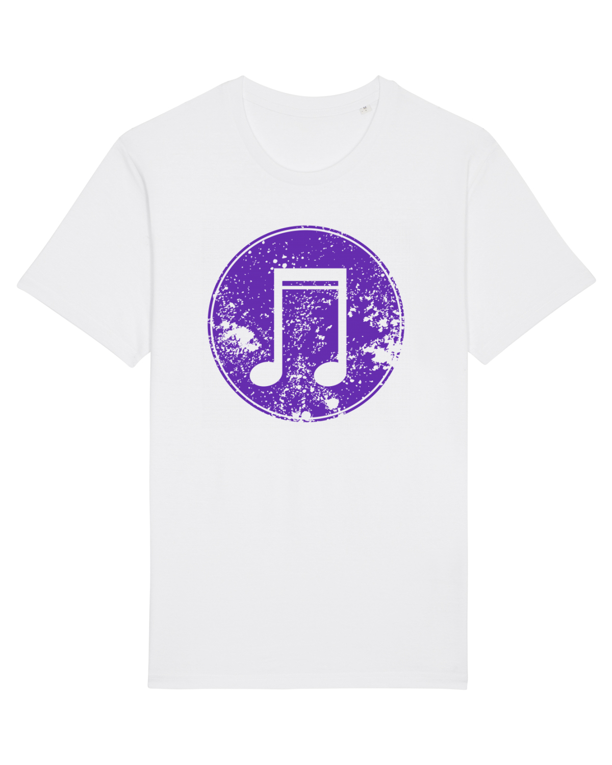 Tricou mânecă scurtă Unisex Rocker White