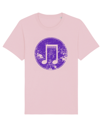 Retro Music Note Cotton Pink