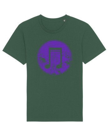 Retro Music Note Bottle Green