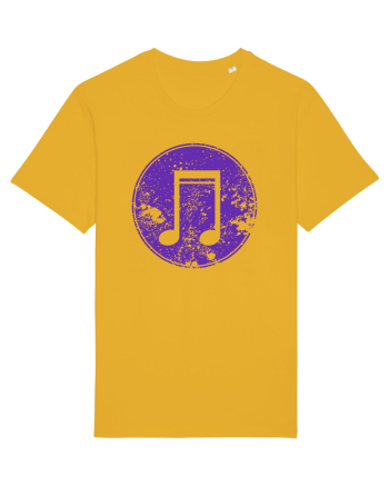 Retro Music Note Spectra Yellow